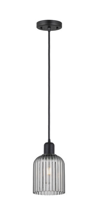 Austere Mini Pendant Matte Black Brass