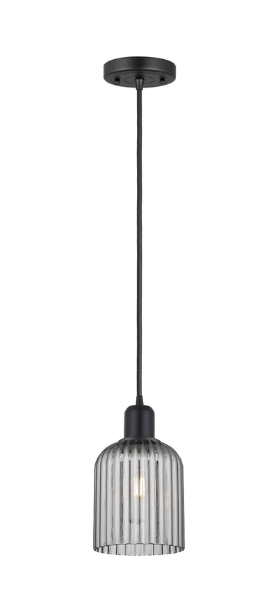 Austere Mini Pendant Matte Black Brass