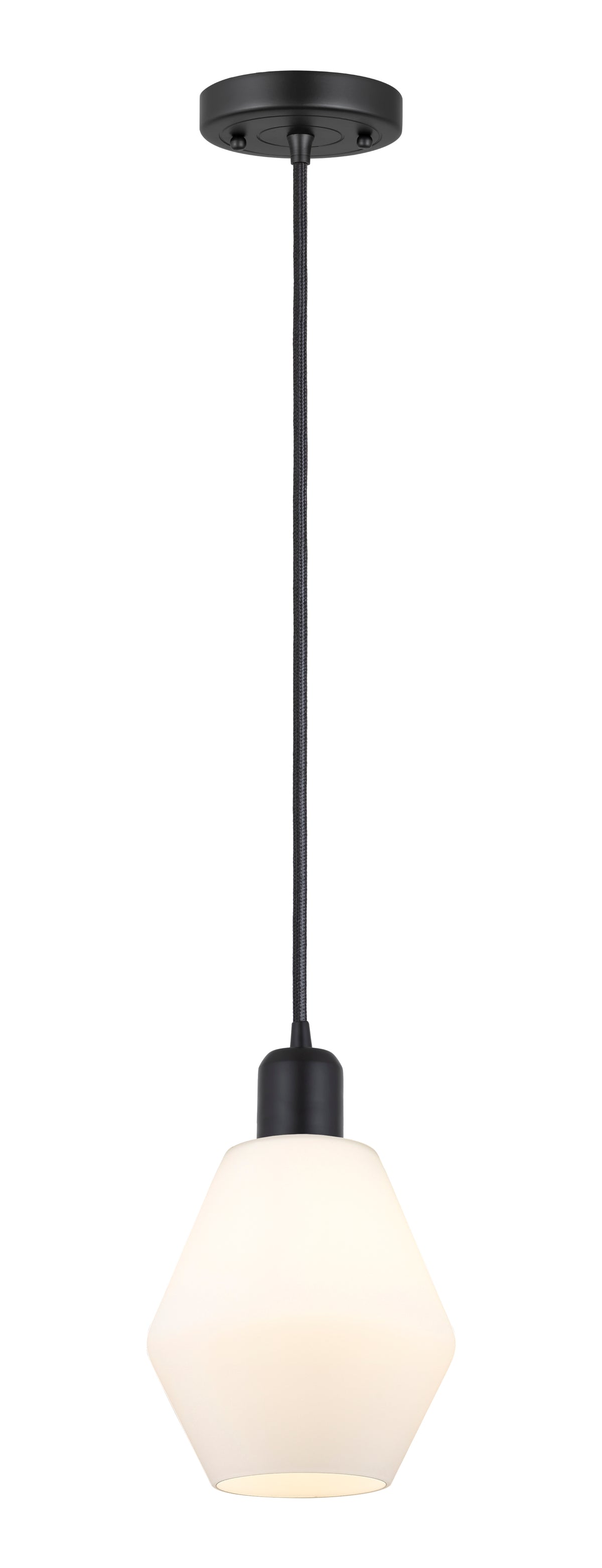 Cindyrella 6-Inch 1-Light Cord-Hung Mini Pendant 9.5-Inch High
