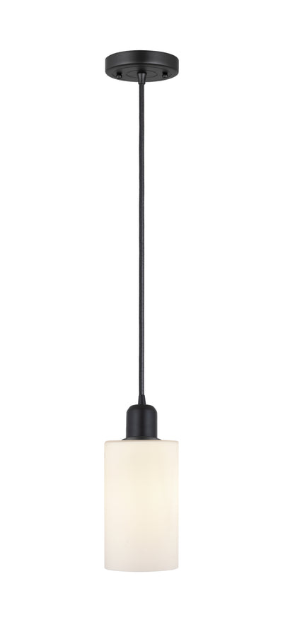 Austere Mini Pendant Matte Black Cast Brass