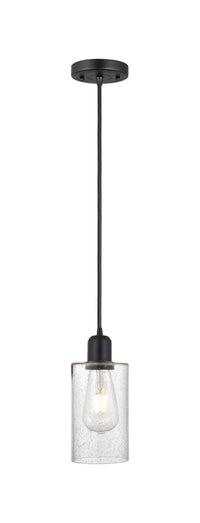 Austere Mini Pendant Matte Black Cast Brass