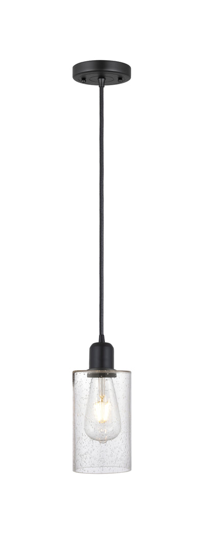 Austere Mini Pendant Matte Black Cast Brass