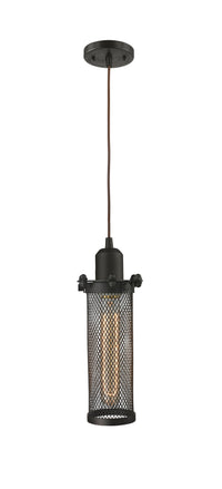 Austere Mini Pendant Matte Black Brass