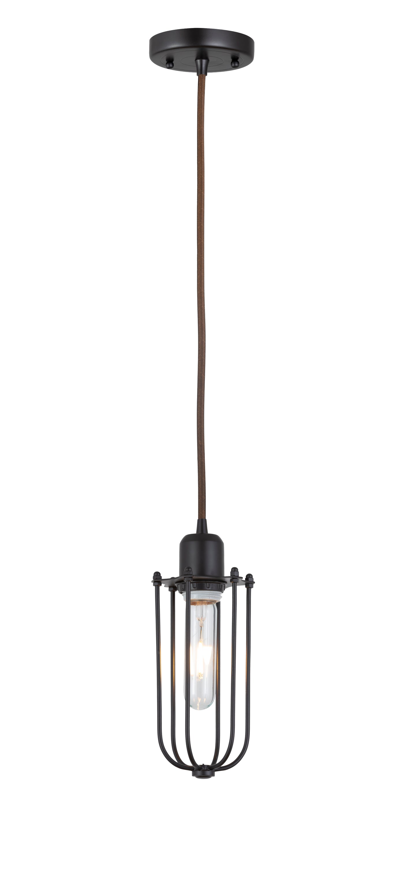Austere Mini Pendant Matte Black Finish