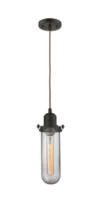 Austere Mini Pendant Matte Black Brass