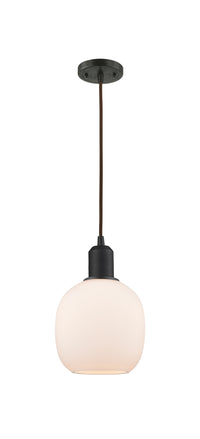 Austere Mini Pendant Matte Black Cast Brass
