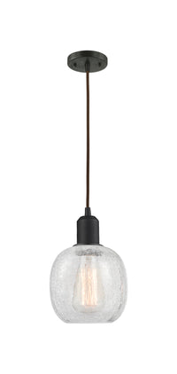 Austere Mini Pendant Matte Black Cast Brass