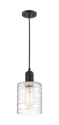 Austere Mini Pendant Matte Black Brass