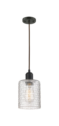 Austere Mini Pendant Matte Black Brass