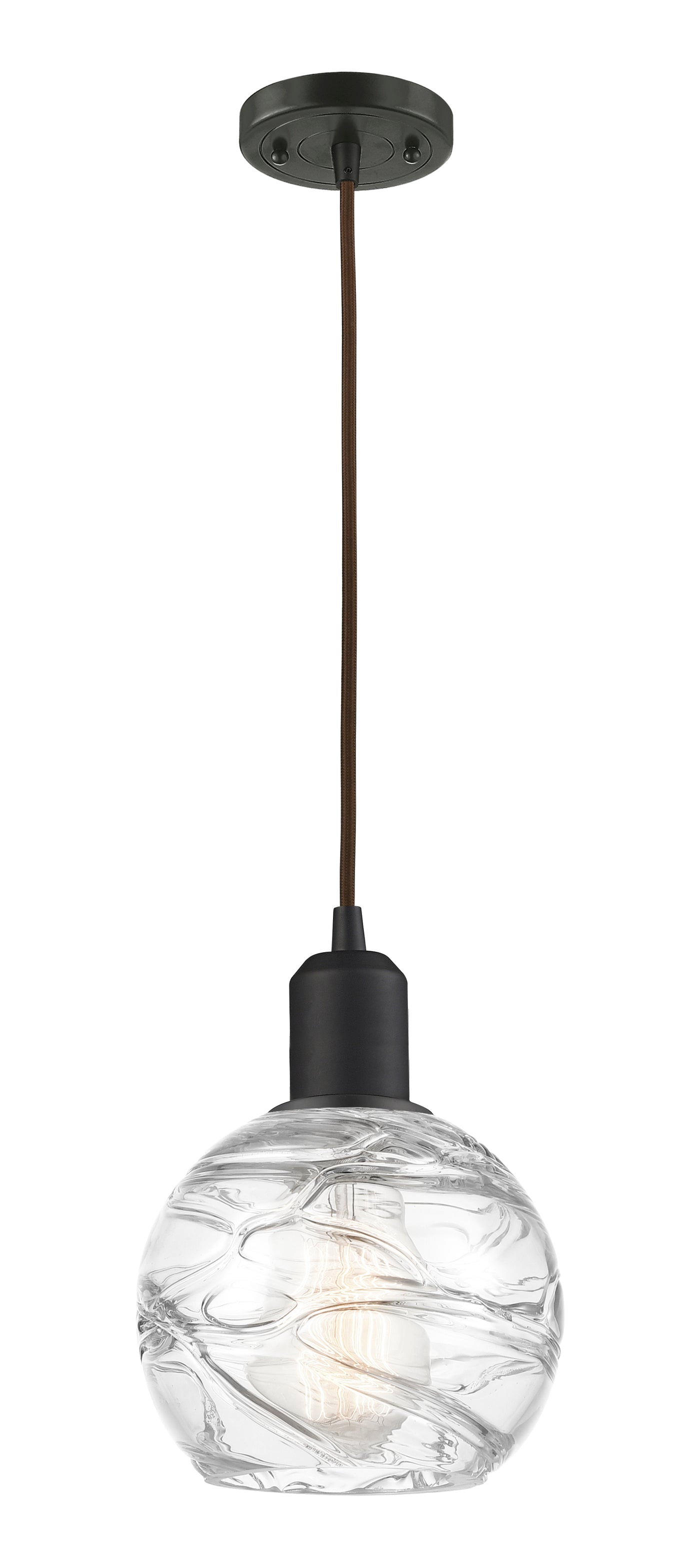 Austere Mini Pendant Matte Black Finish