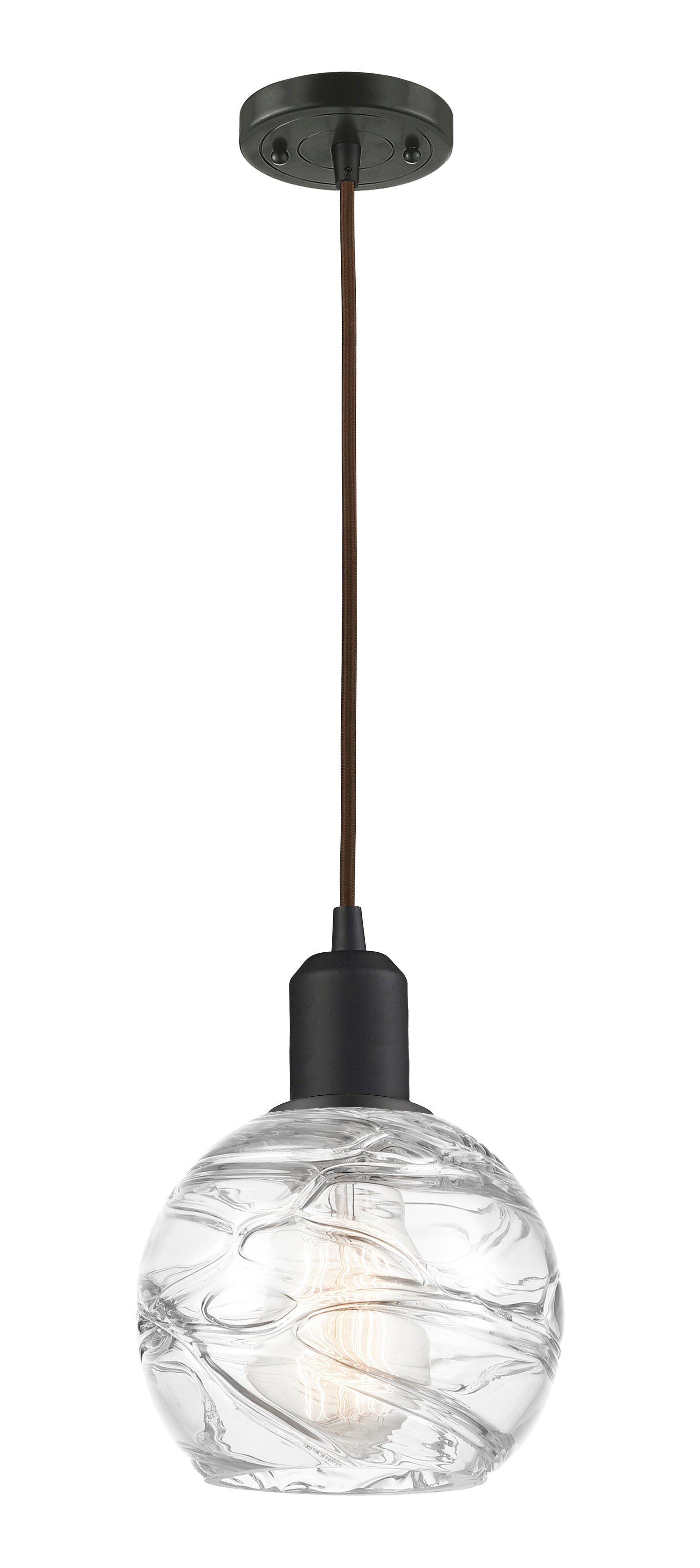 Austere Mini Pendant Matte Black Finish