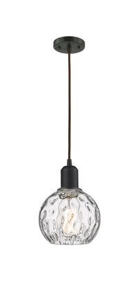 Austere Mini Pendant Matte Black Brass