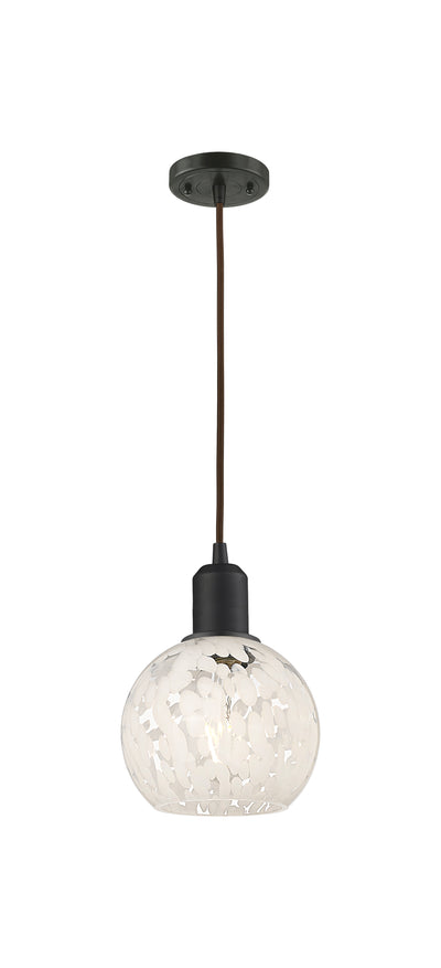 Austere Mini Pendant Matte Black Brass