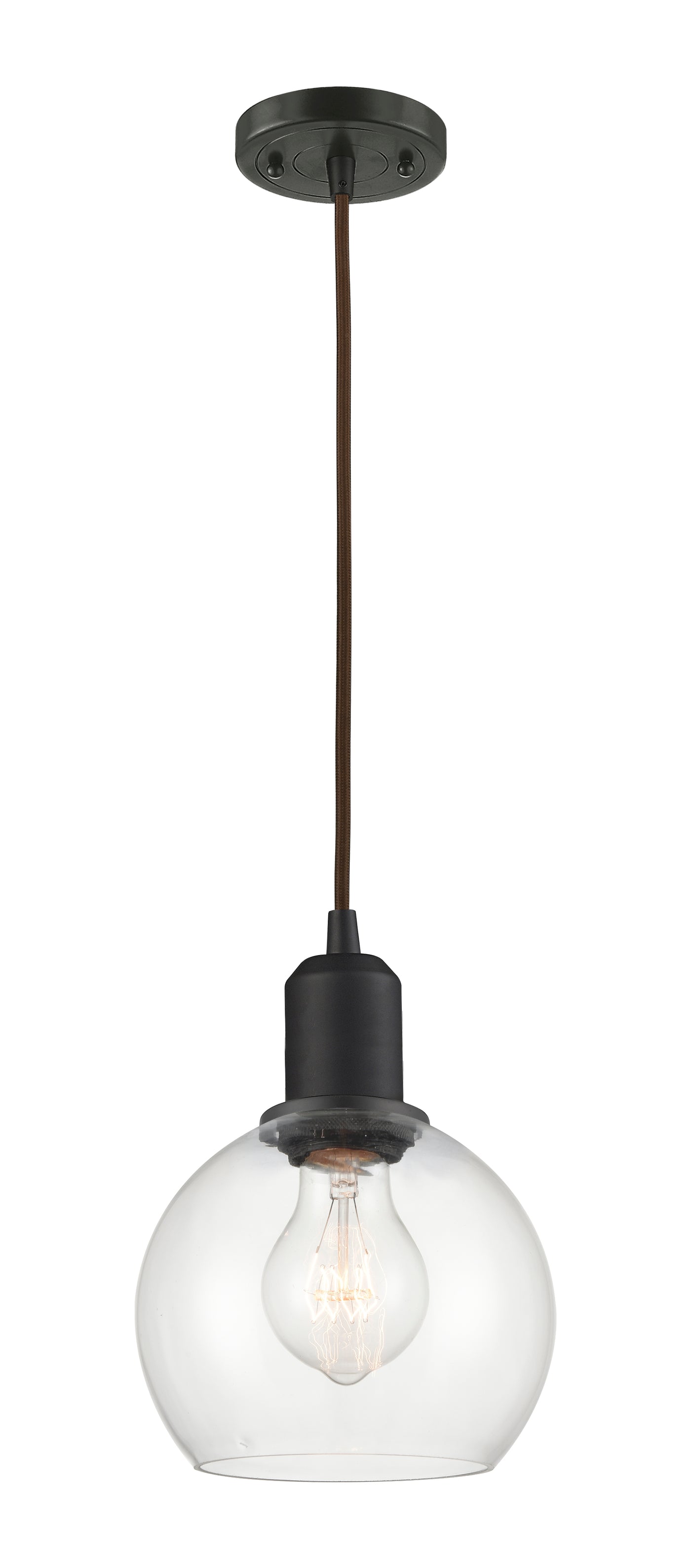 Austere Mini Pendant Matte Black Finish