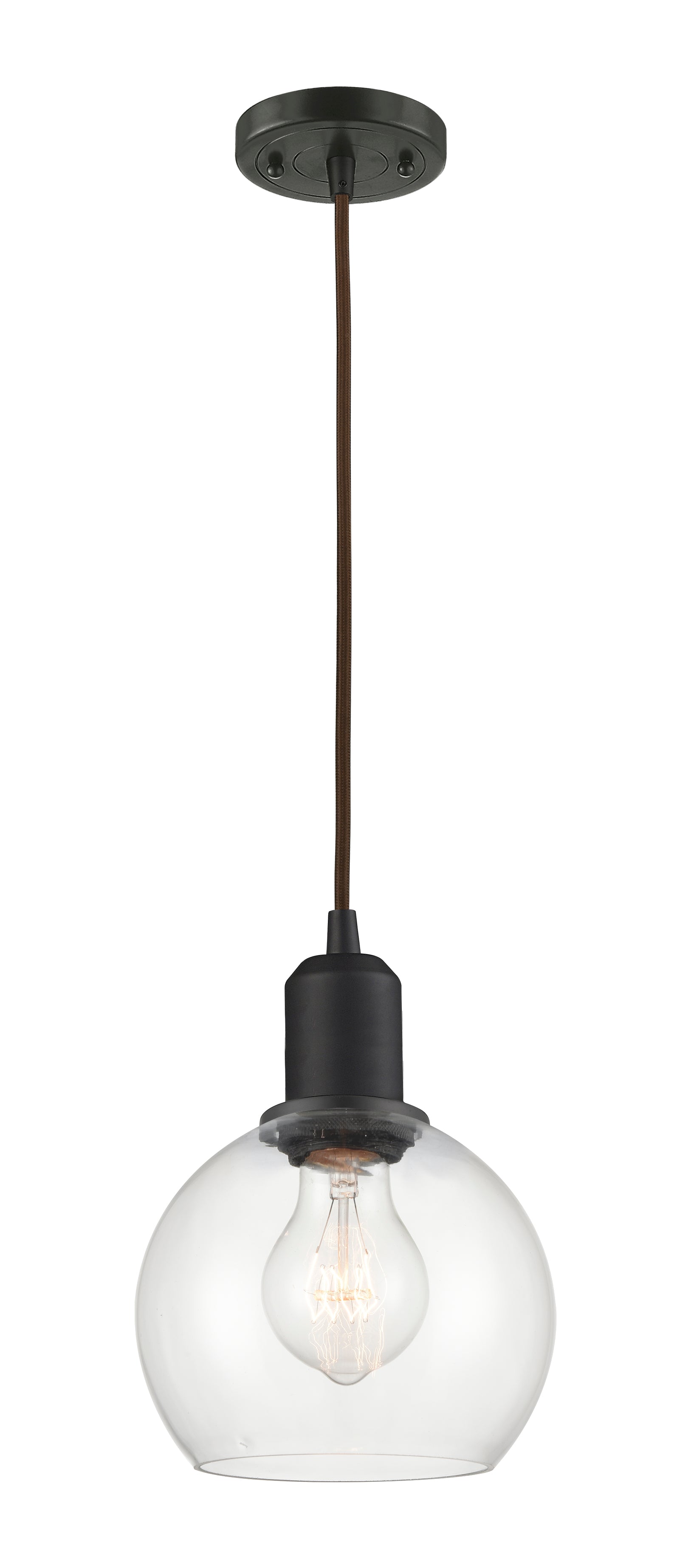 Austere Mini Pendant Matte Black Finish