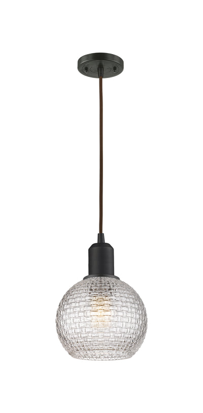 Austere Mini Pendant Matte Black Brass