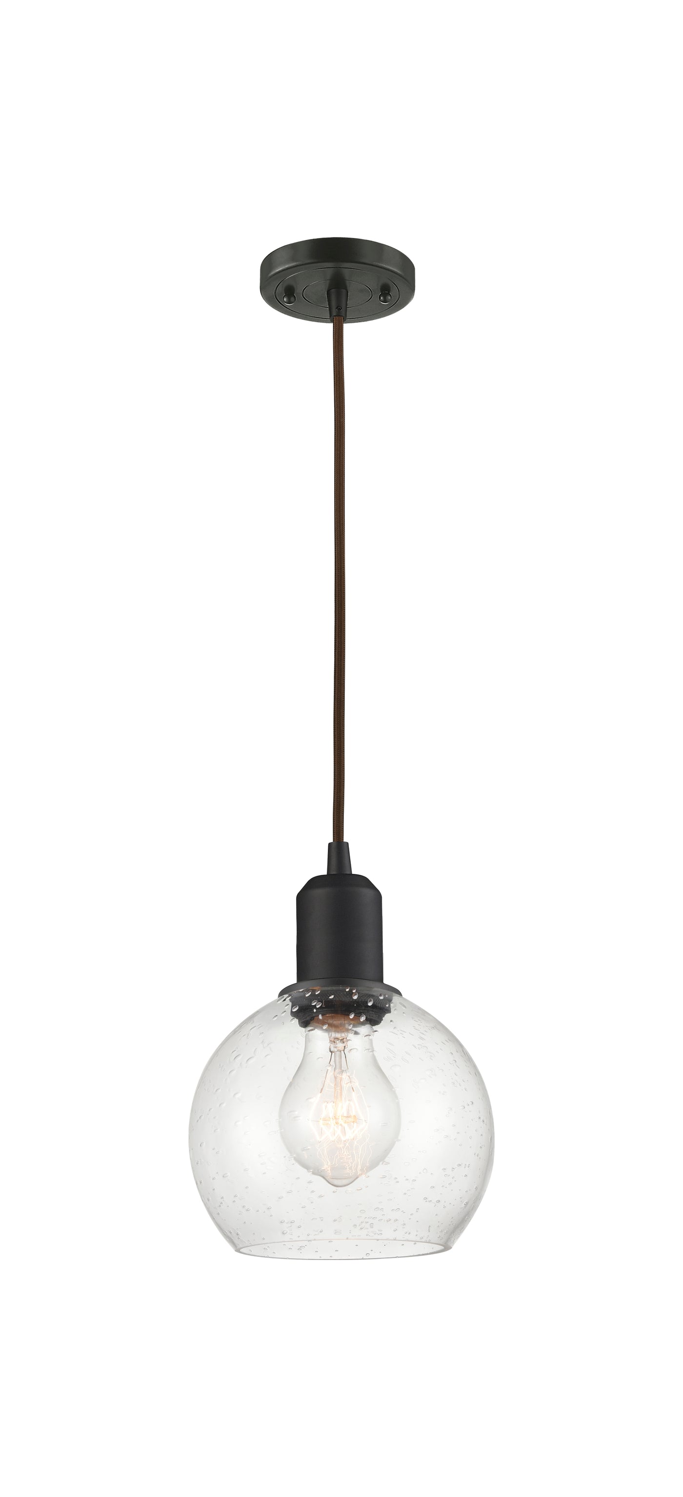 Austere Mini Pendant Matte Black Finish