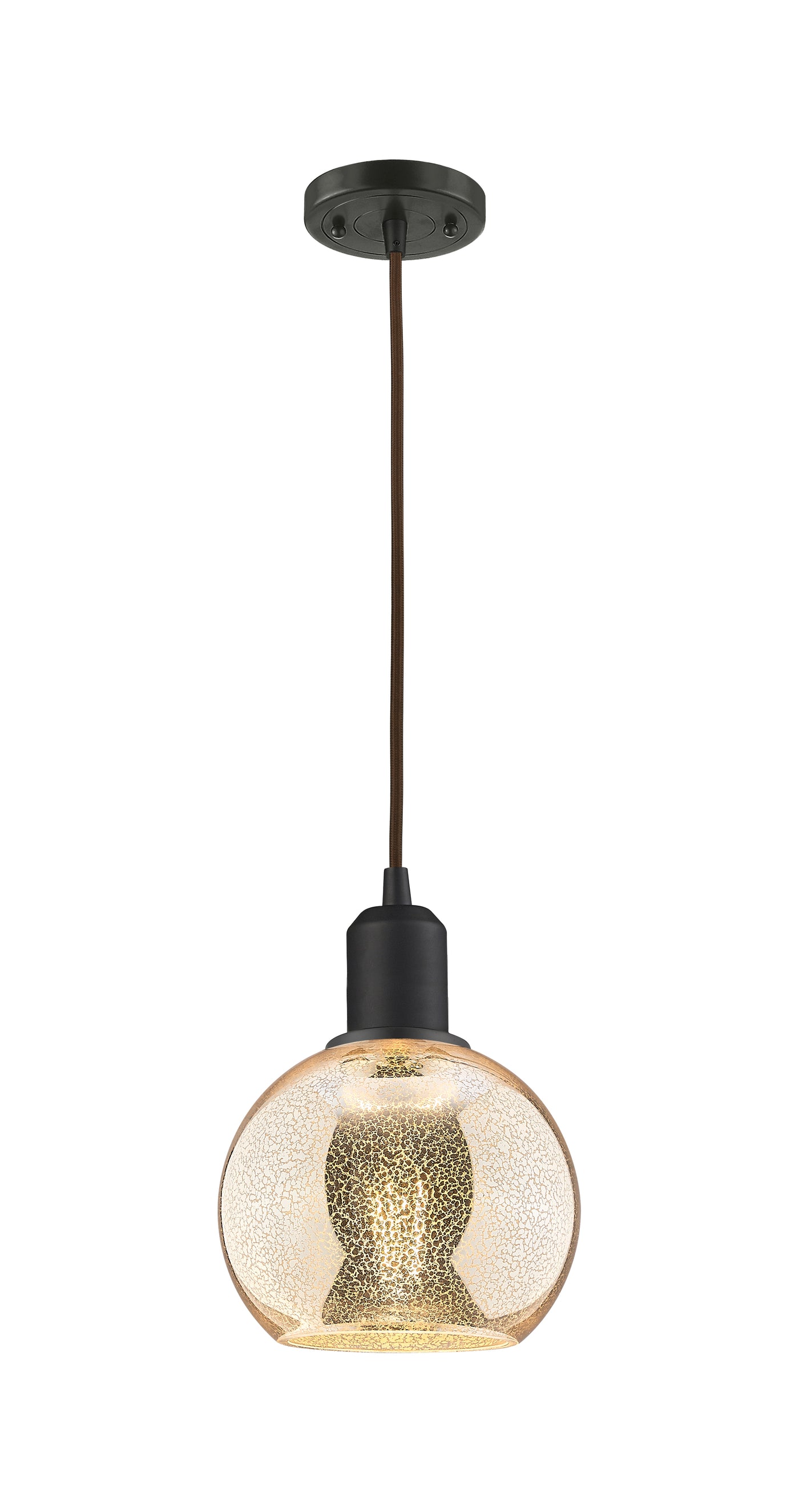 Austere Mini Pendant Matte Black Finish
