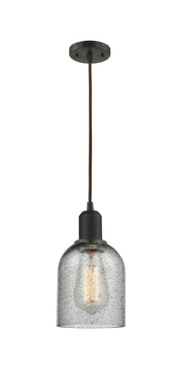 Austere Mini Pendant Matte Black Brass