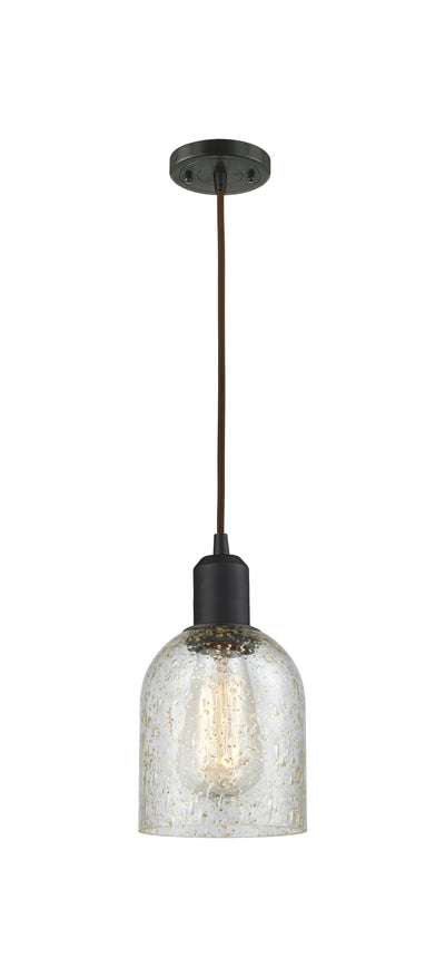Austere Mini Pendant Matte Black Brass