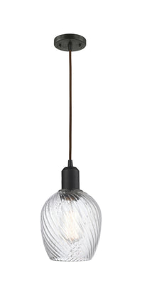 Austere Mini Pendant Matte Black Brass