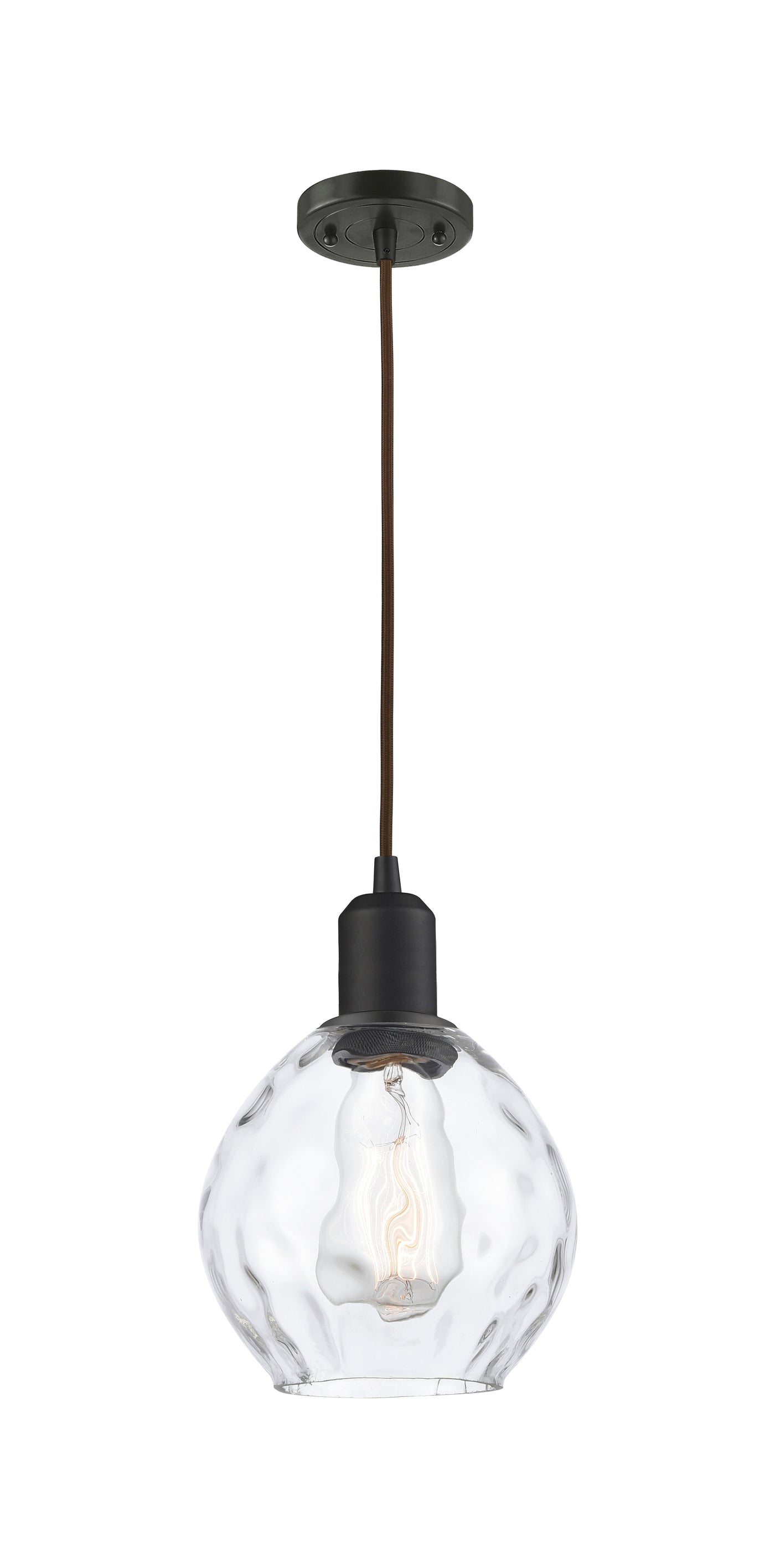 Austere Mini Pendant Matte Black Finish