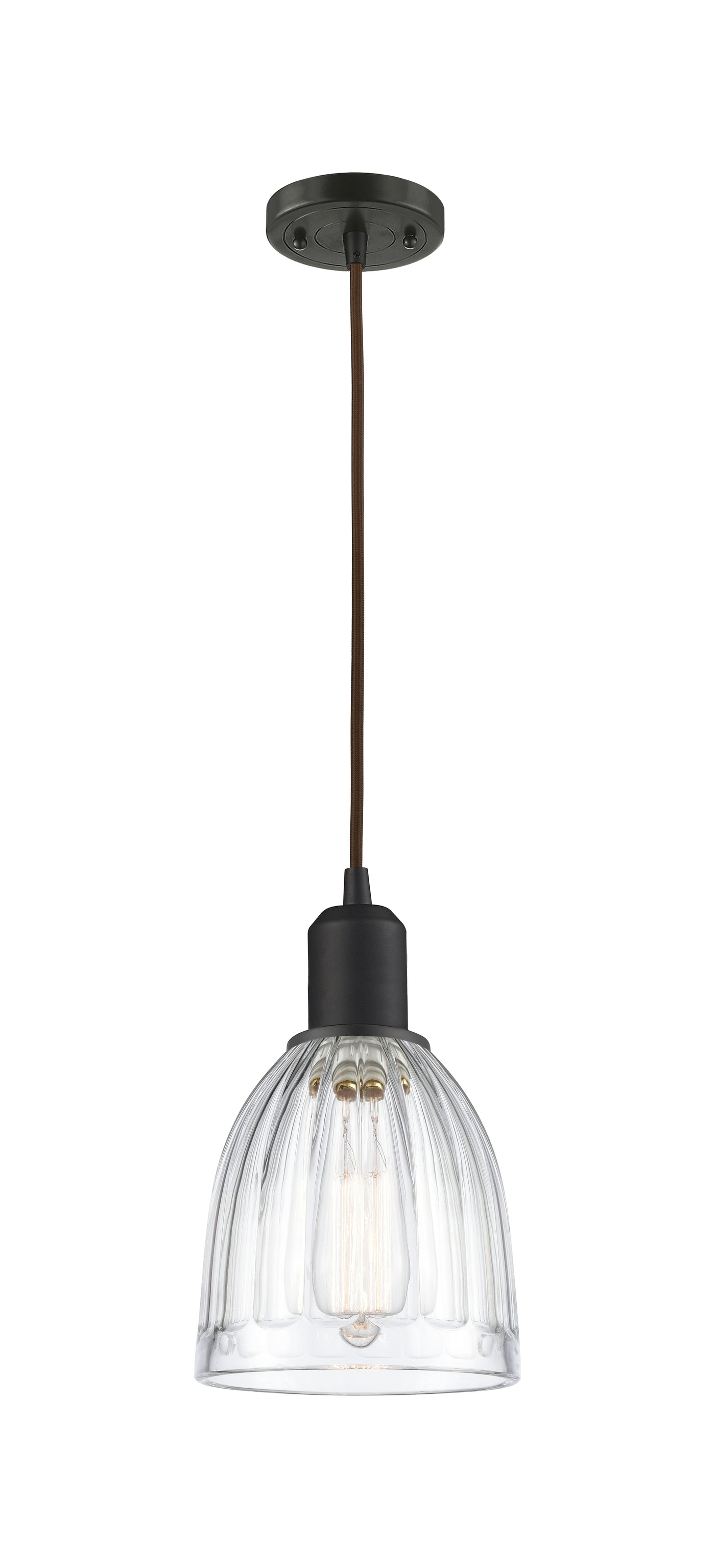 Austere Mini Pendant Matte Black Finish