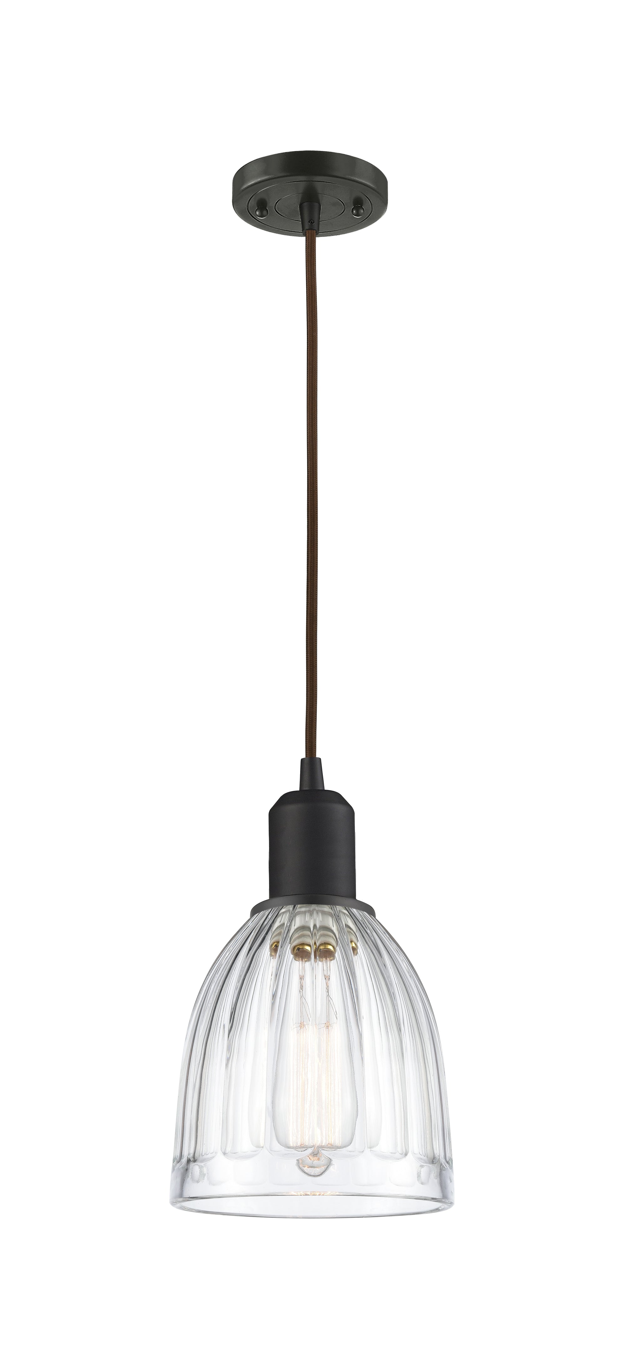 Austere Mini Pendant Matte Black Finish