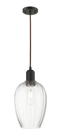 Austere Mini Pendant Matte Black Brass