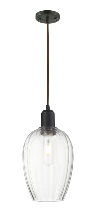 Austere Mini Pendant Matte Black Brass