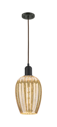 Austere Mini Pendant Matte Black Brass