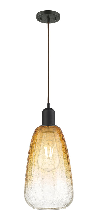 Austere Mini Pendant Matte Black Brass