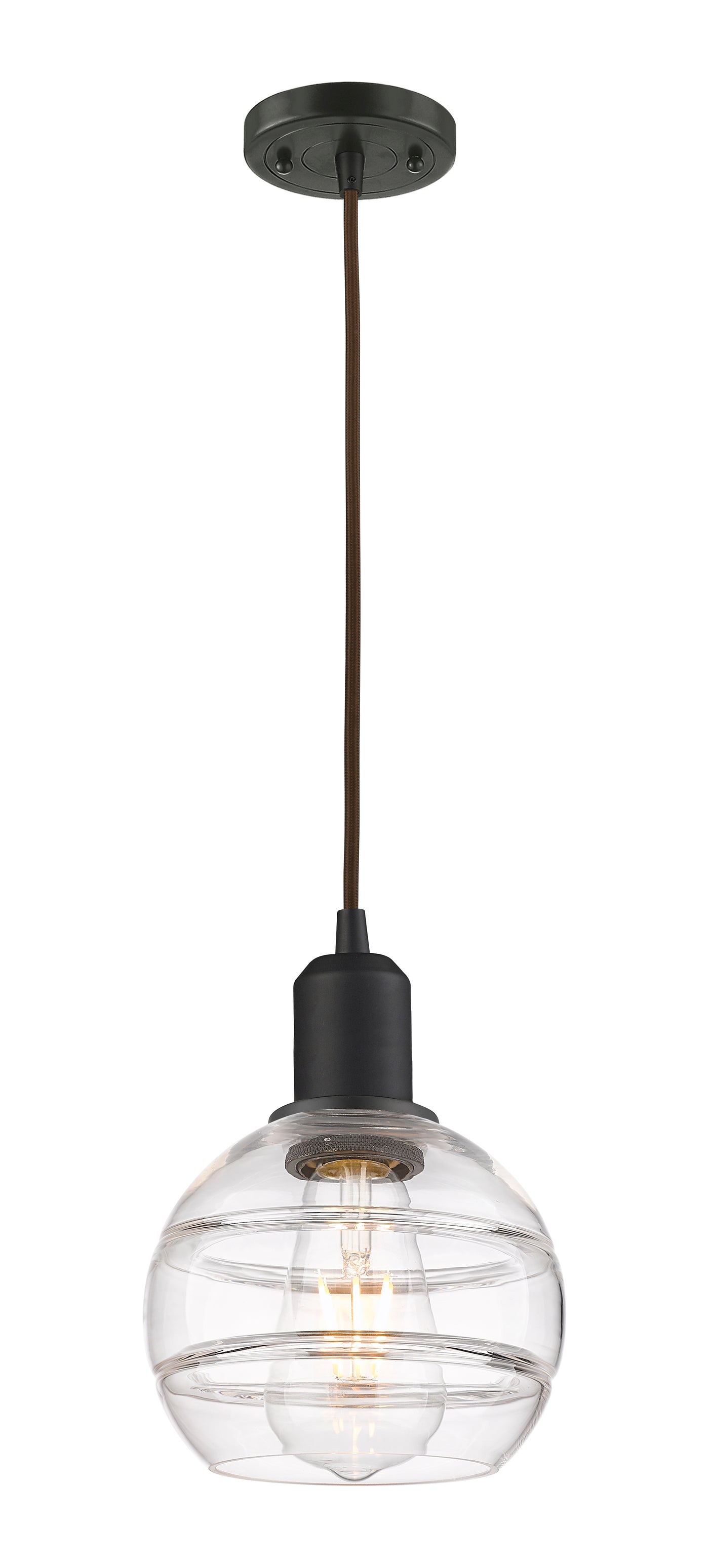 Austere Mini Pendant Matte Black Steel