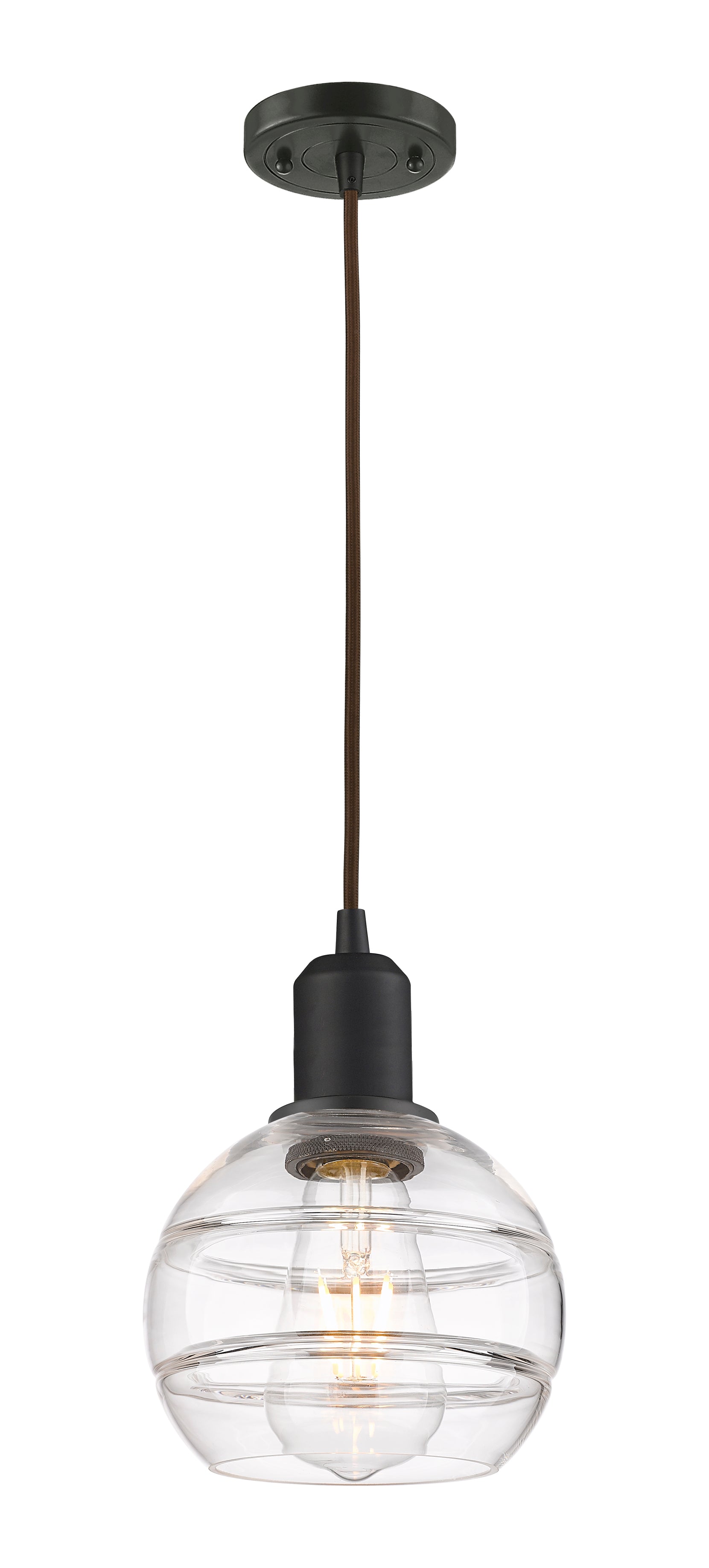 Austere Mini Pendant Matte Black Steel