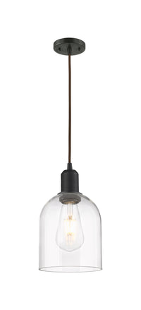 Austere Mini Pendant Matte Black Brass