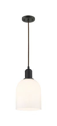 Austere Mini Pendant Matte Black Brass