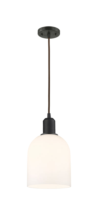 Austere Mini Pendant Matte Black Brass
