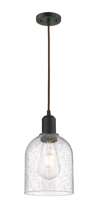 Austere Mini Pendant Matte Black Brass