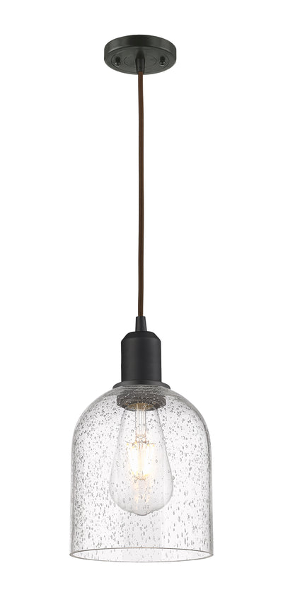 Austere Mini Pendant Matte Black Brass