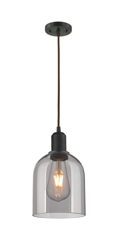 Austere Mini Pendant Matte Black Brass