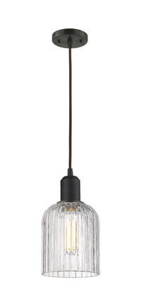 Austere Mini Pendant Matte Black Brass
