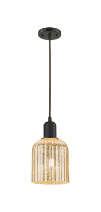 Austere Mini Pendant Matte Black Brass