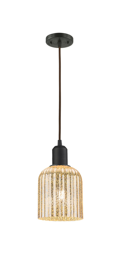 Austere Mini Pendant Matte Black Brass
