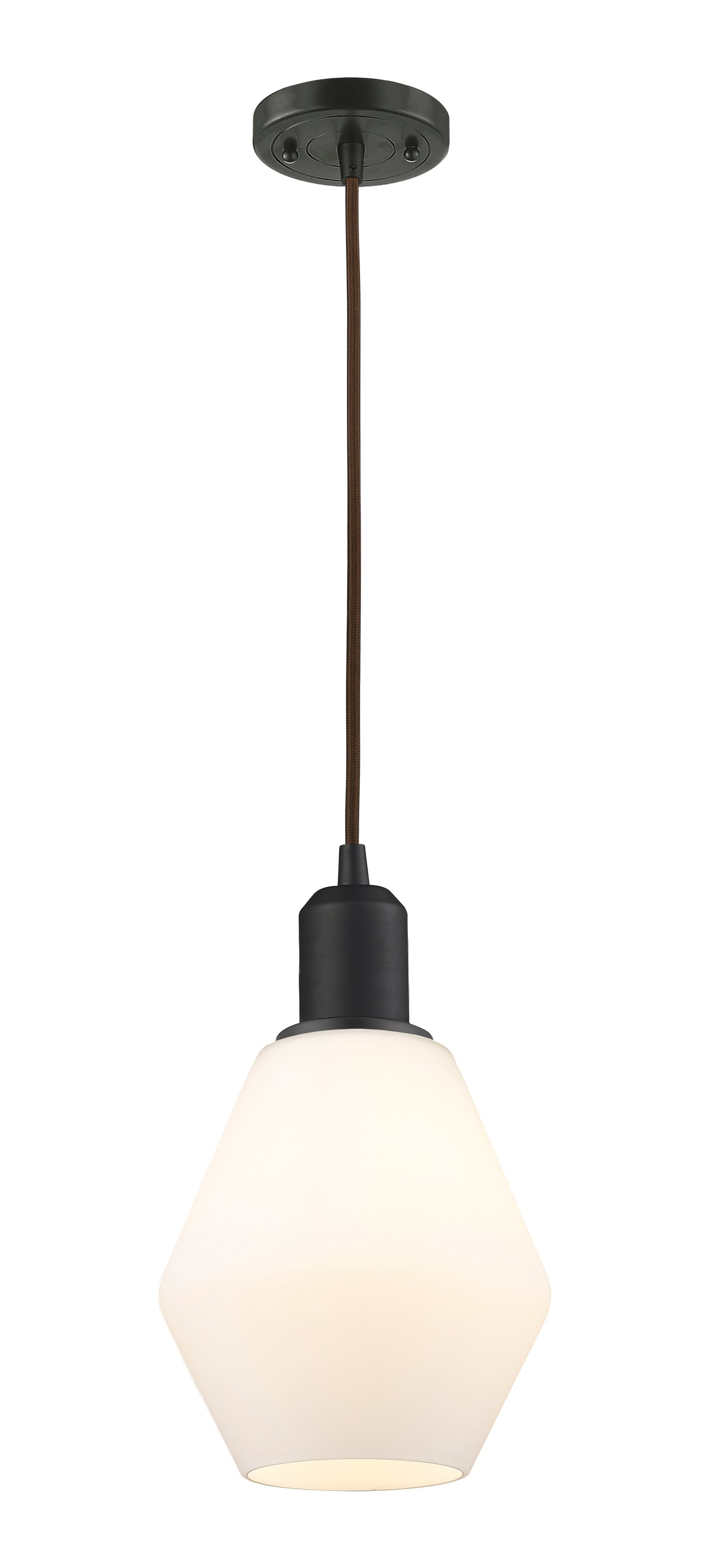 Austere Mini Pendant Matte Black Brass