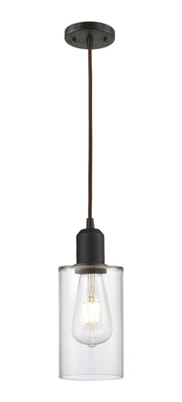 Austere Mini Pendant Matte Black Cast Brass