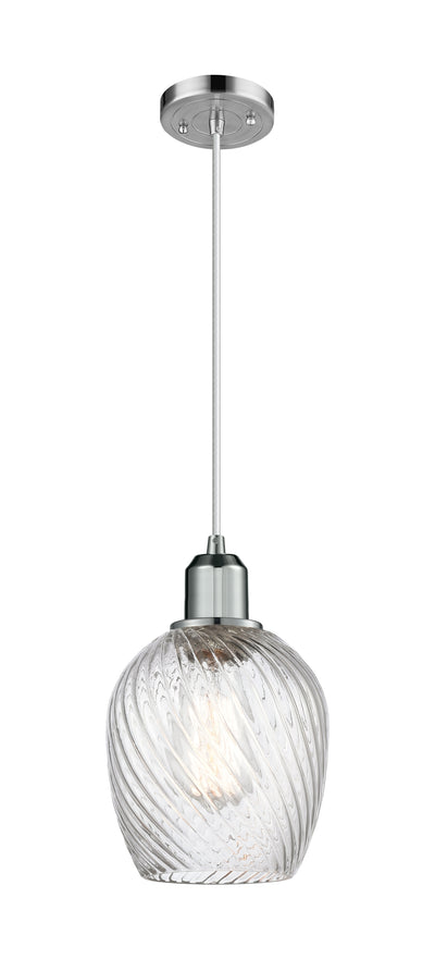 Austere Mini Pendant Matte Black Brass