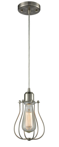 Austere Mini Pendant Matte Black Brass