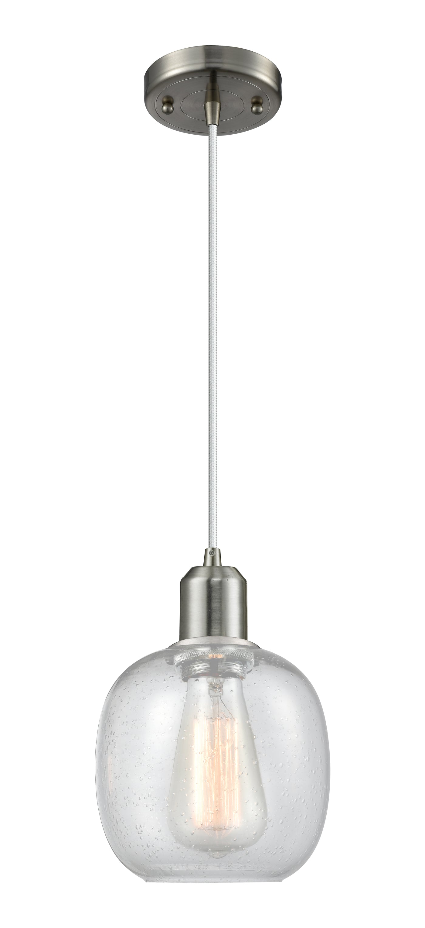 Austere Mini Pendant Matte Black Cast Brass