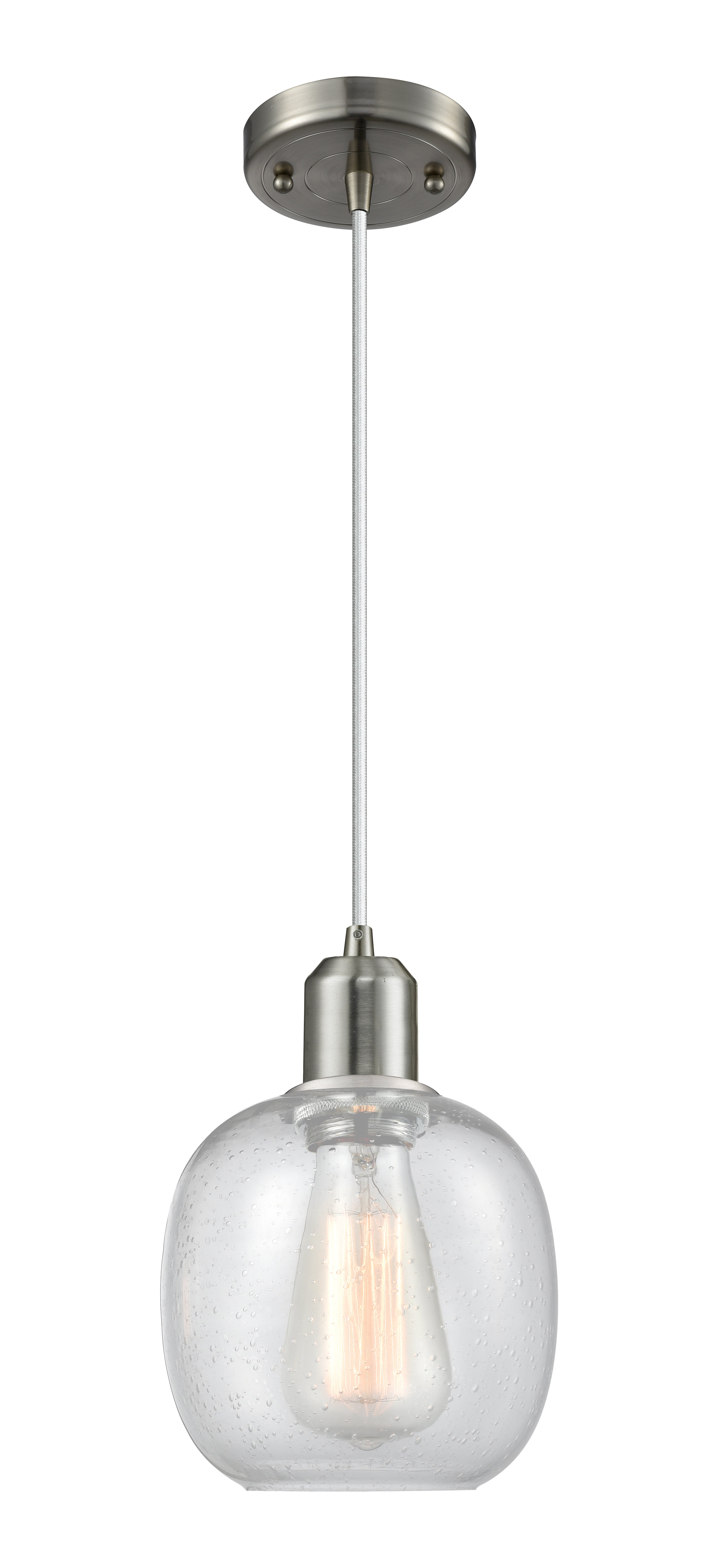 Austere Mini Pendant Matte Black Cast Brass