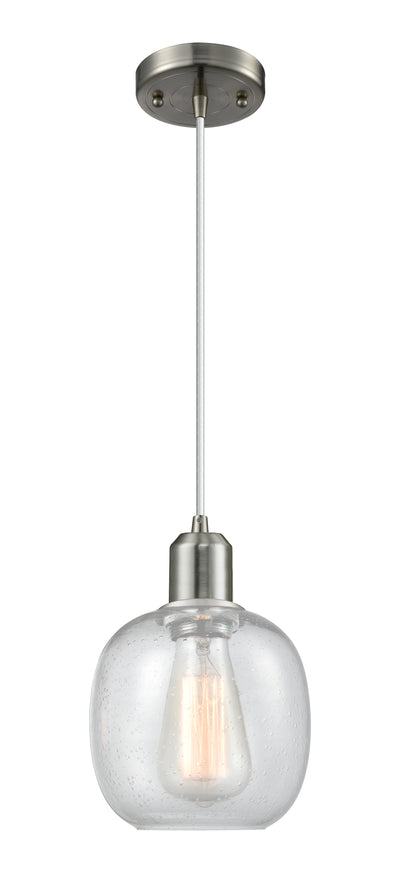 Austere Mini Pendant Matte Black Cast Brass